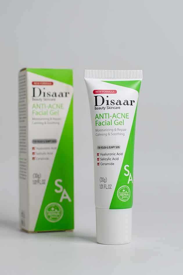 Disaar Anti-Acne Facial Gel – Hyaluronic & Salicylic Acid (Only 1 Piece Left)