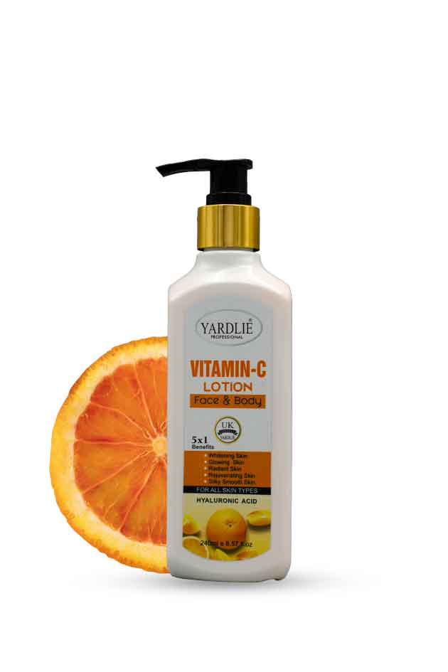 Yardlie Vitamin-C Face & Body Lotion – Glowing, Bright, and Hydrating Daily Moisturizer