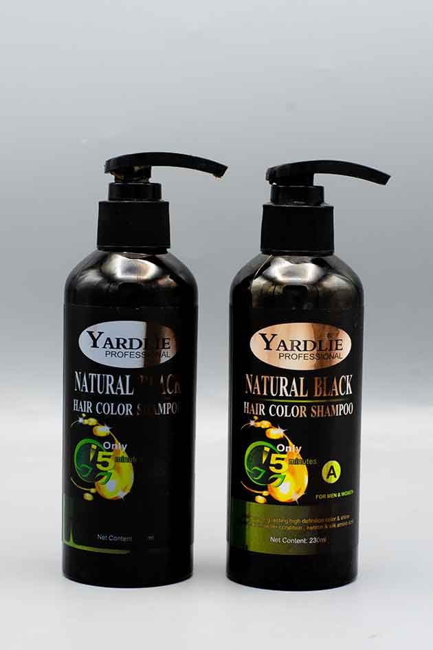 Yardlie Professional Natural Black Hair Color Shampoo Clearance
