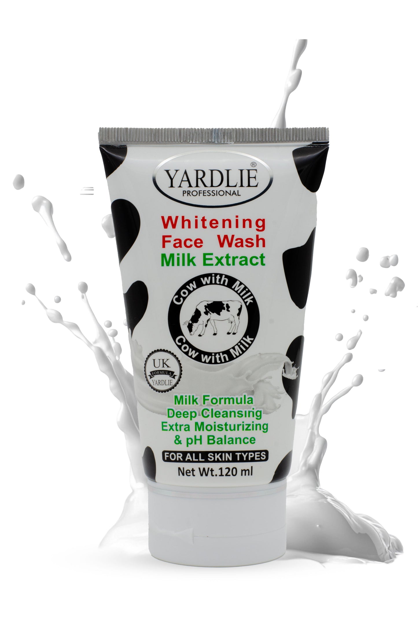 Face Wash | Cow with Milk | Extra Moisturizing | pH Balance | Yardlie | 120ML