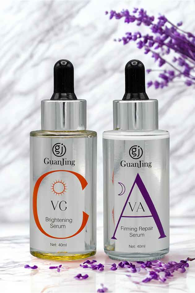 Guanjing Revitalift Serum Set – Vitamin C Brightening & Retinol Firming Repair Serums
