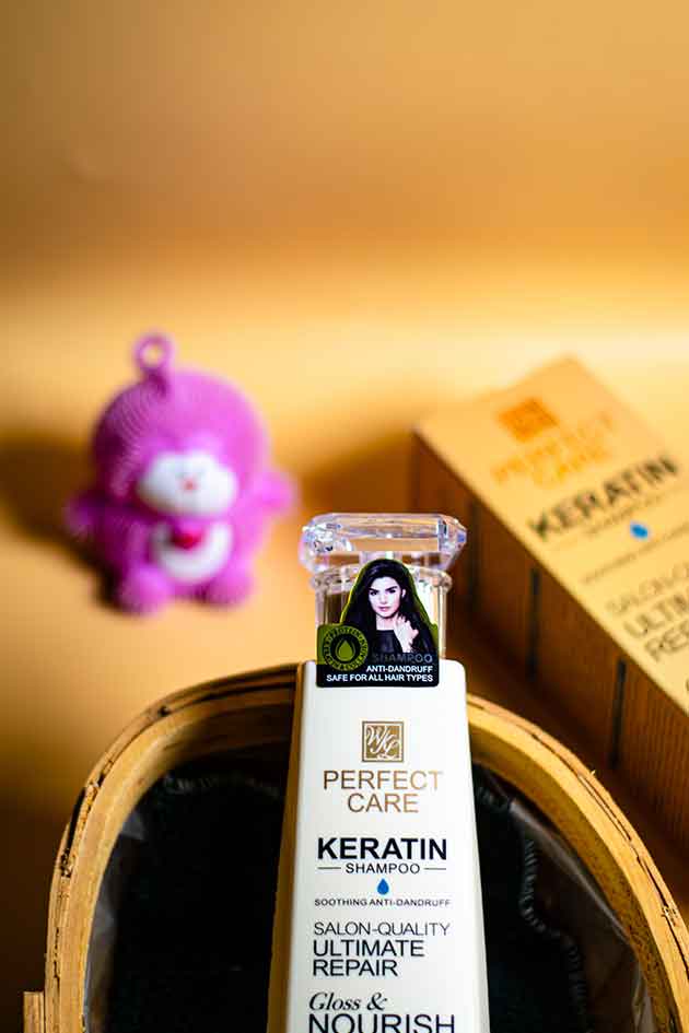 Ultimate Keratin Shampoo 520ml | Perfect Care | Sulphate, Paraben & Silicone Free for Healthy Hair