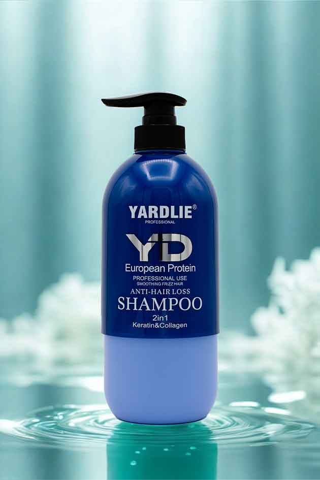 Yardlie European Protein Capsule Anti-Hair Loss Shampoo with Keratin | 800Ml | Blue