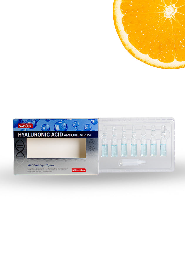 SADOER Hyaluronic Acid Ampoule Serum 7 Day Deep Hydration Treatment (2ml x 7)