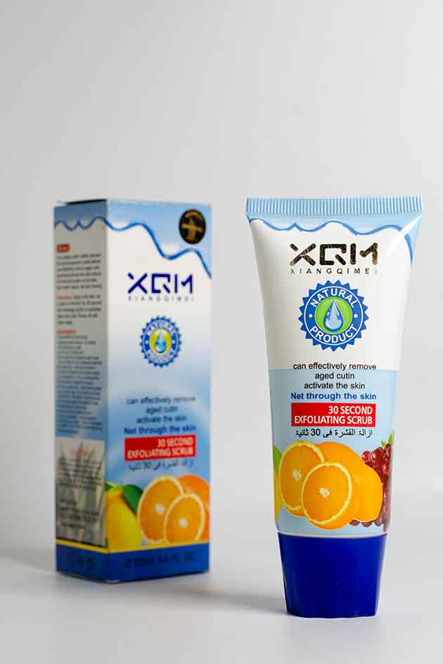 XQM 30 Second Exfoliating Scrub – Natural Deep Clean & Glowing Skin Formula (Last Piece)