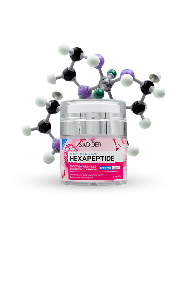 Sadoer Hexapeptide Firming Neck Cream for Wrinkles and Lift 50g