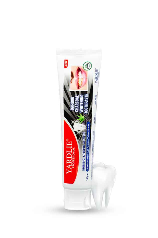Yardlie Professional Bamboo Charcoal Whitening Toothpaste for Fresh Breath 140g