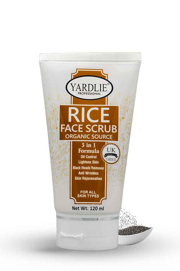 Yardlie Professional Rice Face Scrub Organic Source 120ml