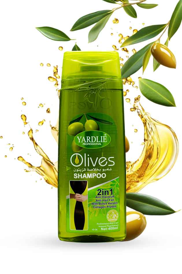 Olive | Shampoo | 2 in 1 | Botox Keratin | Collagen Protein | Yardlie | 400ml
