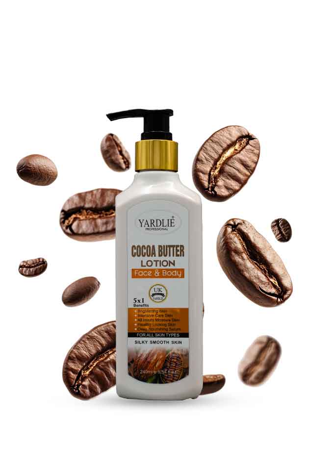 Yardlie Cocoa Butter Face & Body Lotion – Deep Hydration & Silky Smooth Skin