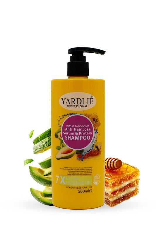 Honey & Avocado | Shampoo | Keratin | Biotin | Yardlie | 500ml