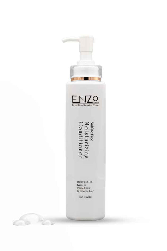 ENZO Sulfate Free Moisturizing Conditioner 500ml for Keratin Treated Hair