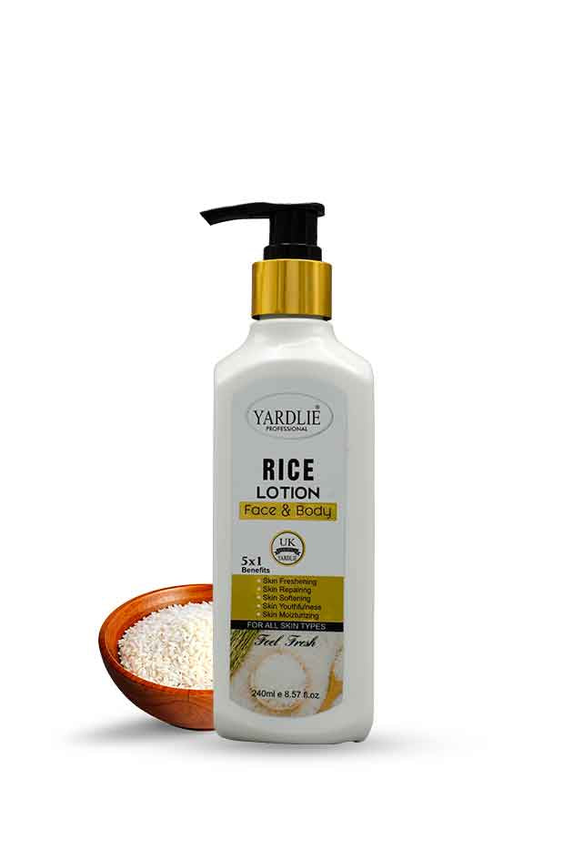 Yardlie Rice Face & Body Lotion – Brightening, Moisturizing & Skin-Refreshing Formula