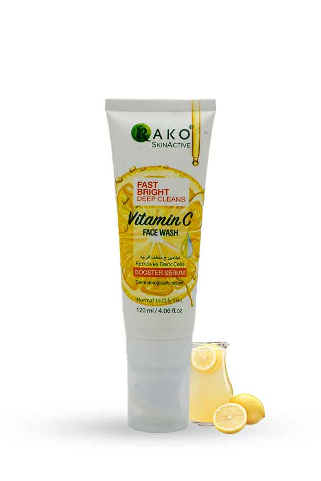 RAKO Vitamin C Face Wash | Brightening, Refreshing & Clear Skin | 120ml