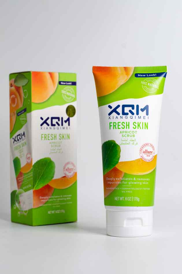 XQM Fresh Skin Apricot Scrub – Deep Exfoliating & Glowing Skin Formula (Last Piece)