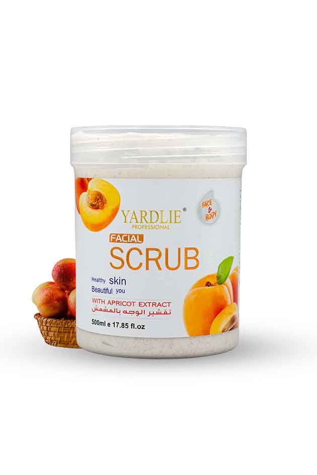 Yardlie Facial Apricot Scrub Face and Body Exfoliator 500ml