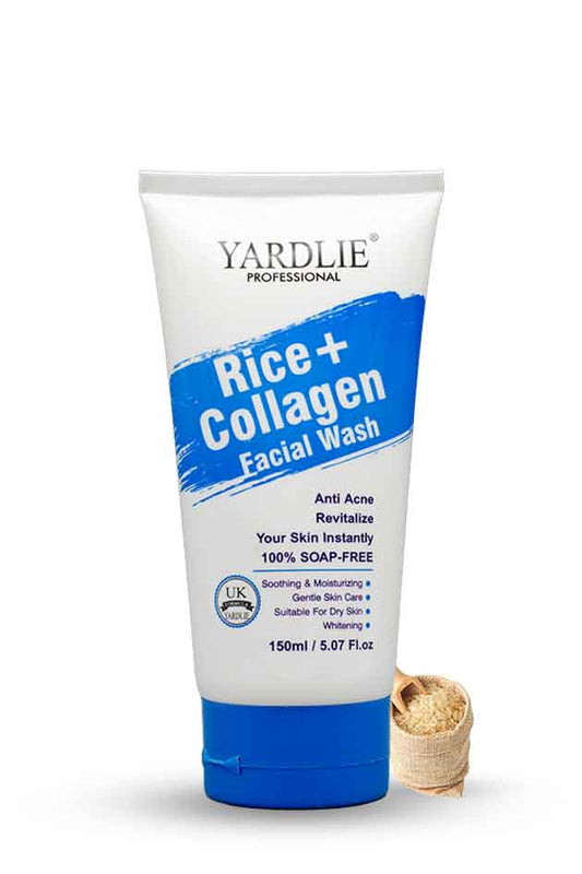 Yardlie Rice Collagen Facial Wash 150ml Hydrating Cleanser