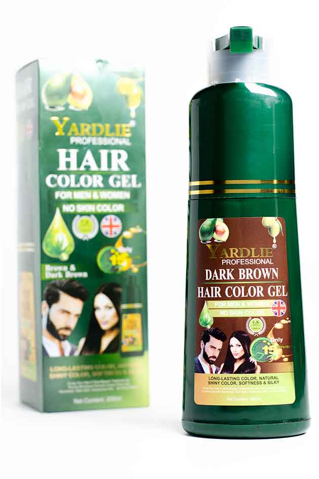 Yardlie Professional Dark Brown Hair Color Gel 200ml | 30% Leaked | With Box | Clearance Offer