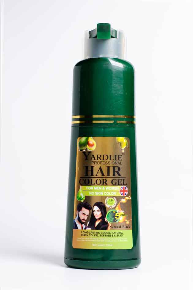 Yardlie Professional Natural Black Hair Color Gel 200ml – Without Box | Clearance Stock (15% Leak) | 5-Minute Hair Color | For Men & Women
