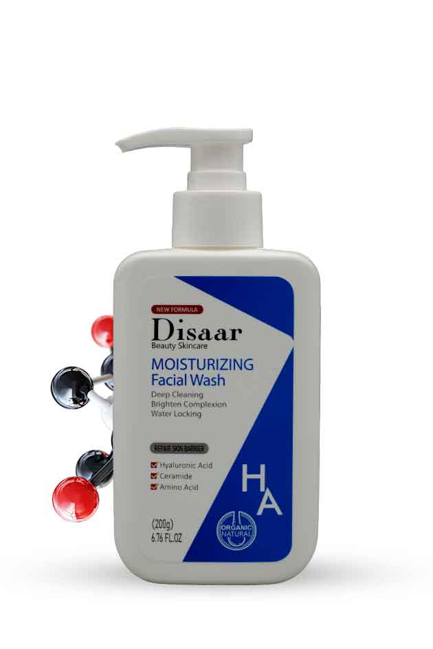 Disaar Facial Wash with Retinol, Hyaluronic Acid & Vitamin C for Glowing, Youthful Skin |200g