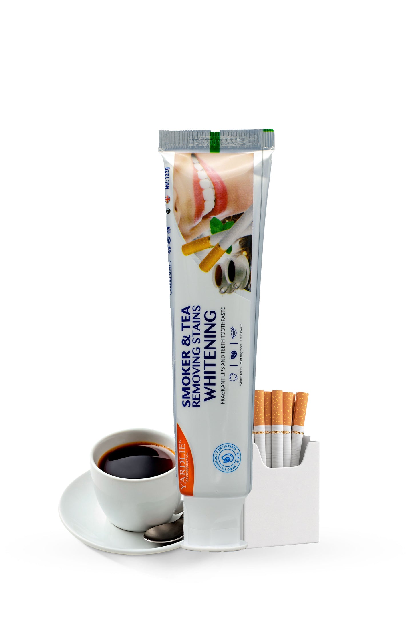 Toothpaste | Smoker & Tea | Removing Stains | Whitening | Yardlie | 122g