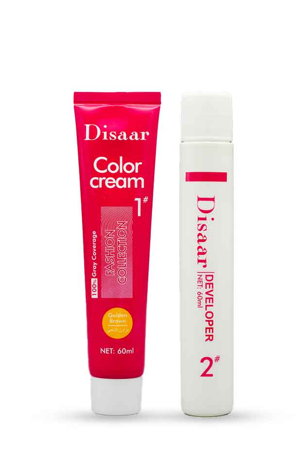 Disaar Golden Brown Hair Dye – Radiant Gray Coverage