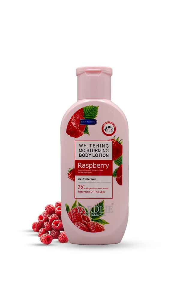 Yardlie Professional Raspberry Whitening Moisturizing Body Lotion – Radiant, Soft & Hydrated Skin