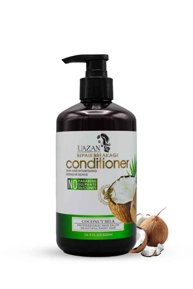 UAZAN Coconut Milk Hair Conditioner – 500 ml | Repair & Nourish Dry, Damaged Hair