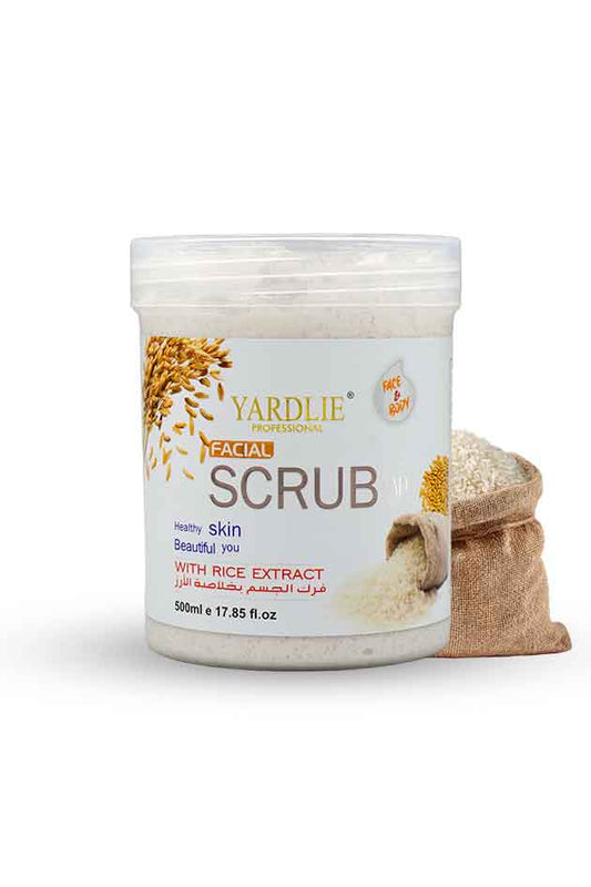Yardlie Facial Rice Scrub Face and Body Exfoliator 500ml