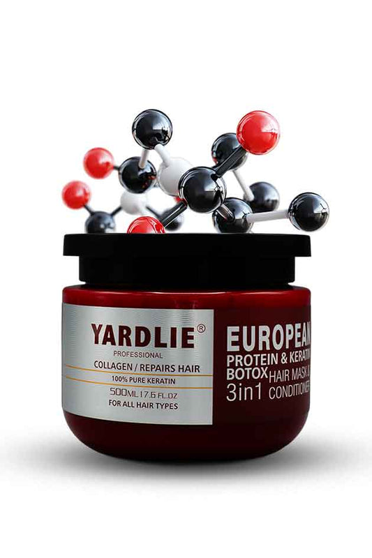 Yardlie European Protein & Keratin Botox Hair Mask 3 in 1 Conditioner 500ml