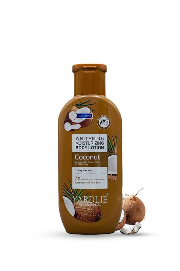 Yardlie Professional Coconut Whitening Moisturizing Body Lotion – Deep Nourishment & Radiant Glow
