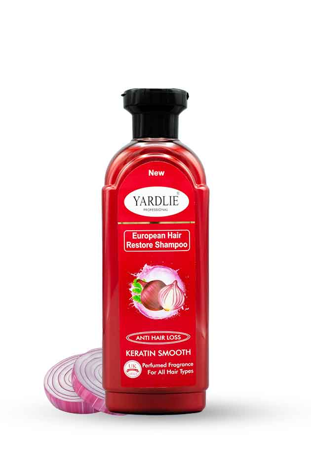 Yardlie Professional Onion & Keratin Smooth Shampoo – Anti Hair Loss & Hair Restore Care |400g