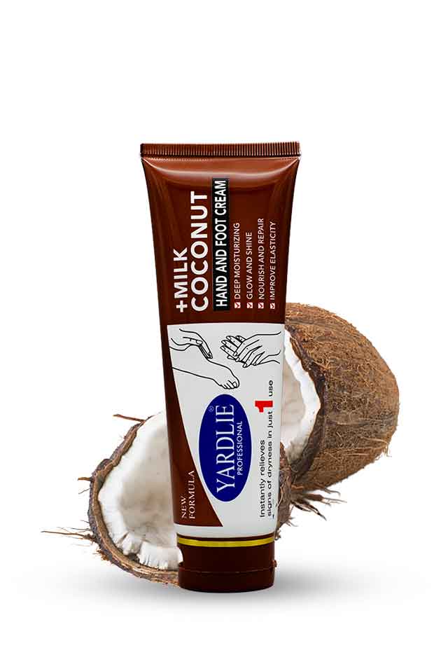 Yardlie Milk Coconut Hand and Foot Cream Deep Moisturizing 100g