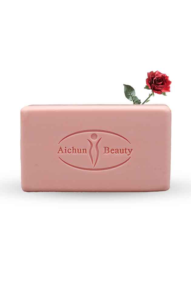 Aichun Beauty Rose Soap for Face & Body – Deep Moisturizing & Brightening Bar |300g