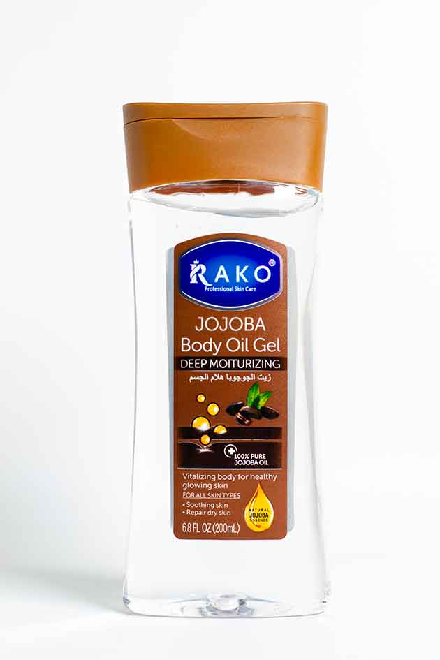 Rako Professional Body Oil Gel – Deep Moisturizing Formula for Glowing & Smooth Skin (4 Variants)