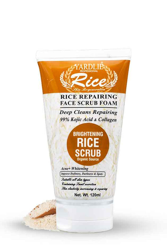 Yardlie Rice Repairing Face Scrub with Kojic Acid 120ml