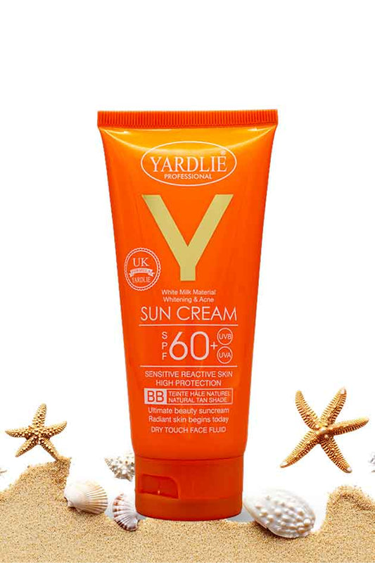 Yardlie Sun Cream SPF 60 BB Natural Tan 100ml