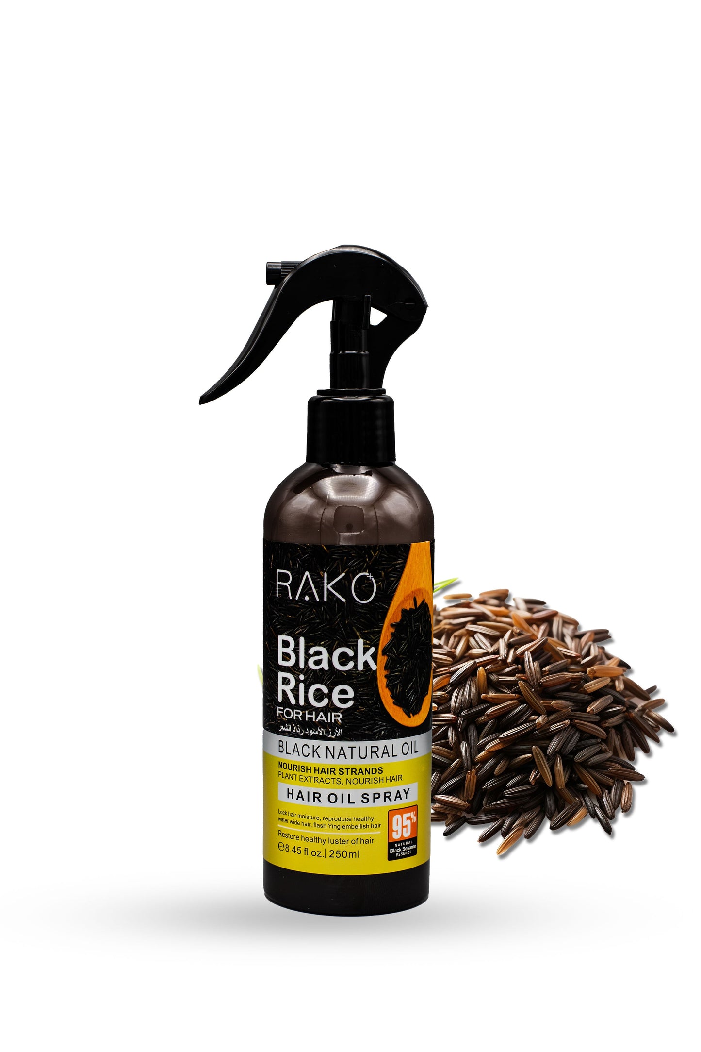 Black Rice Hair Oil | Oil Spray | RAKO | 250ml |