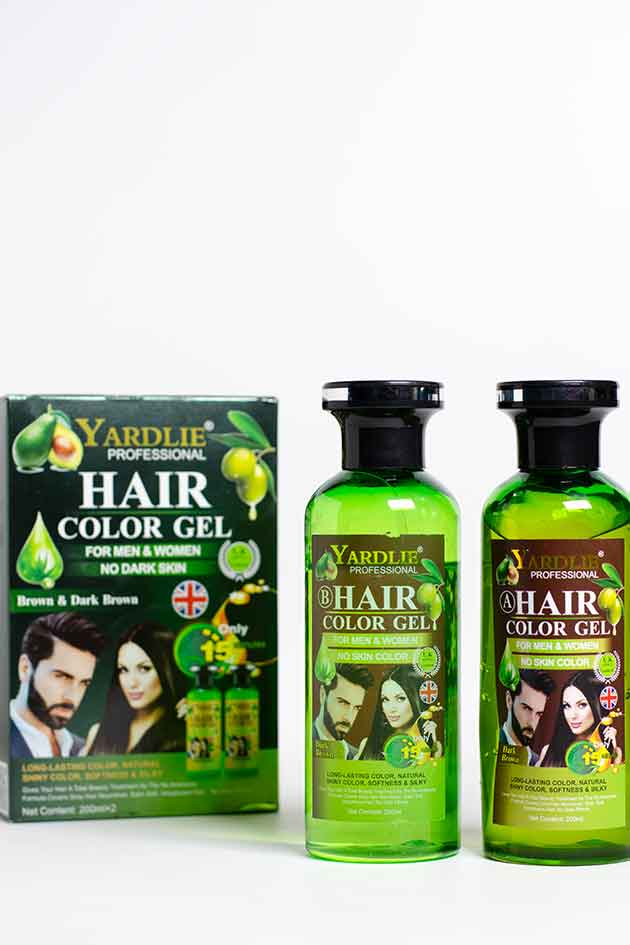 Yardlie Professional Hair Color Gel Dark Brown 400ml Only 1 Piece left Slightly Short Filled (Bottle B)