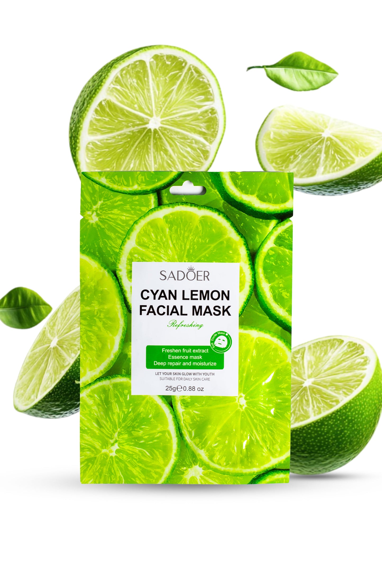 Cyan Lemon Facial Mask | Brightening | Sadoer |