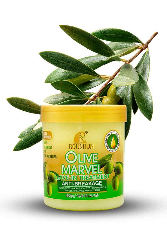 Roushun Olive Marvel Leave In Hair Treatment Anti Breakage 500g