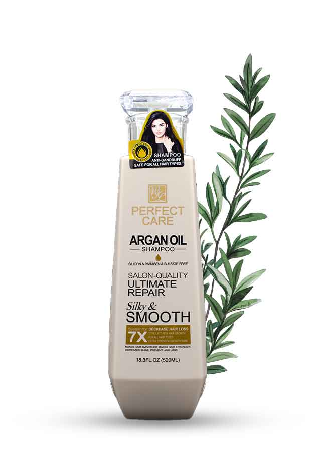 Perfect Care Argan Oil Shampoo 520ml for Smooth Shiny and Healthy Hair