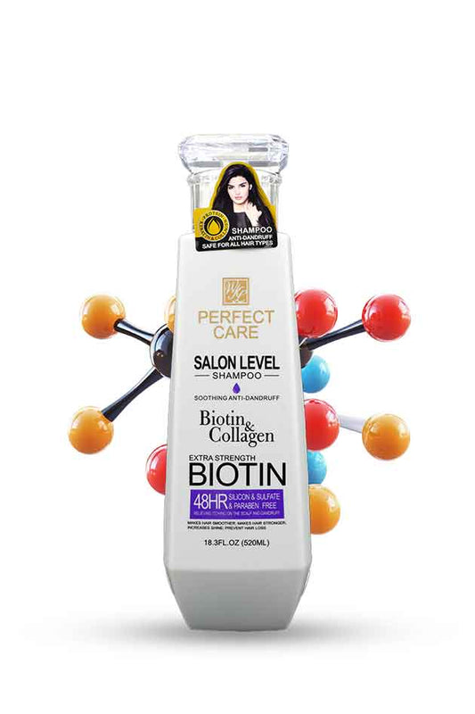 Perfect Care Salon Level Shampoo with Biotin & Collagen 520ml for Smooth Hair