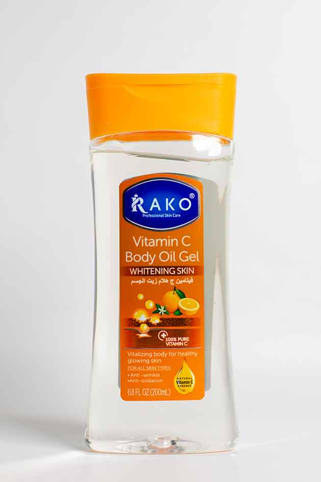 Rako Professional Body Oil Gel – Deep Moisturizing Formula for Glowing & Smooth Skin (4 Variants)
