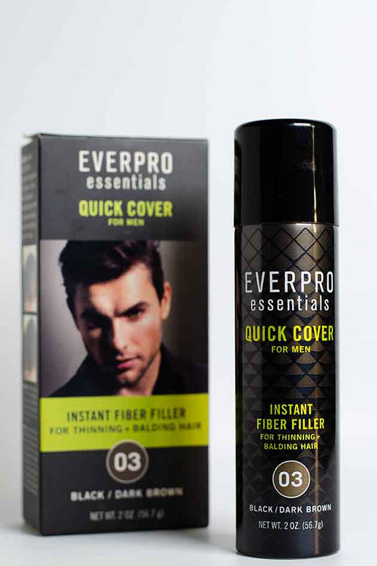 Everpro Essentials Quick Cover for Men Instant Fiber Filler Black Dark Brown (Last Piece)