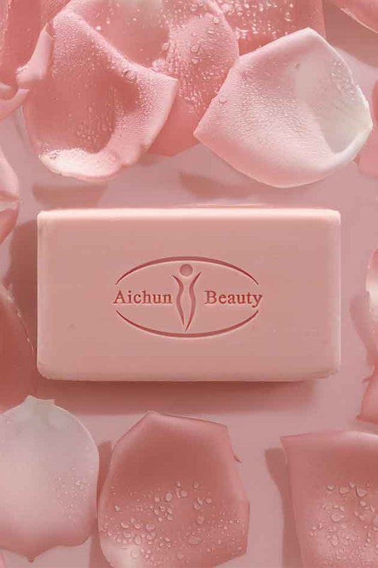 Aichun Beauty Rose Soap for Face & Body – Deep Moisturizing & Brightening Bar |300g