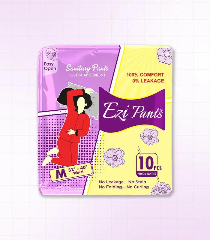 Mudassir Cosmetics | Ezi-Pants Sanitary Pants Ultra Absorbent Protection upto 12 hours
