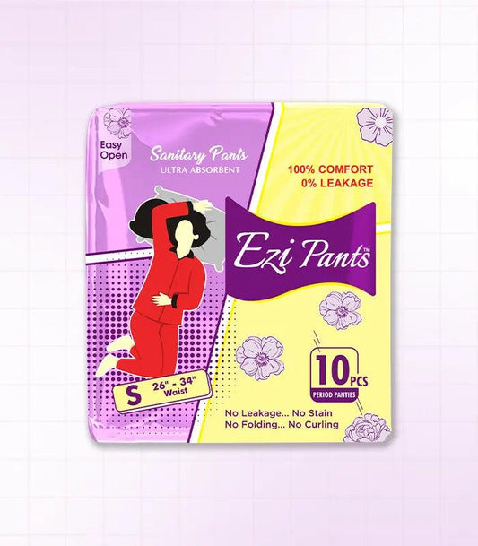 Mudassir Cosmetics | Ezi-Pants Sanitary Pants Ultra Absorbent Protection upto 12 hours