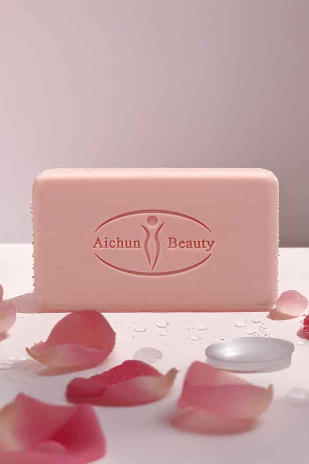 Aichun Beauty Rose Soap for Face & Body – Deep Moisturizing & Brightening Bar |300g
