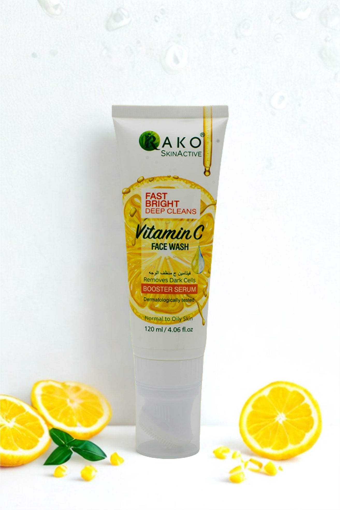RAKO Vitamin C Face Wash | Brightening, Refreshing & Clear Skin | 120ml